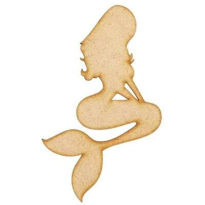 Sitting Mermaid Craft Shapes