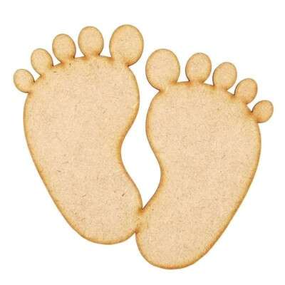 Baby Feet Craft Shapes
