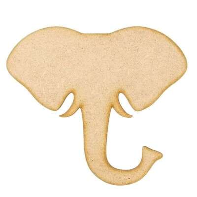 Elephant Head Craft Shapes