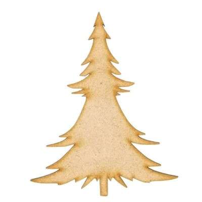 Pretty Christmas Tree Craft Shapes