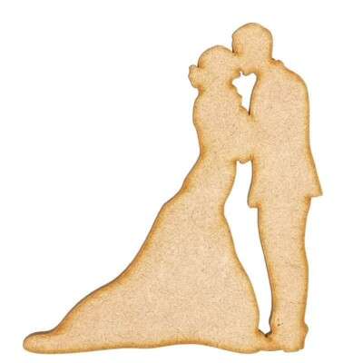 Wedding Couple Craft Shapes