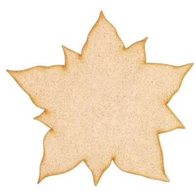 Poinsettia Craft Shapes