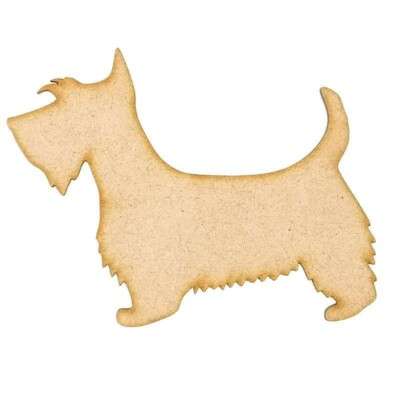 Scottish Terrier Dog Craft Shapes