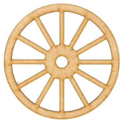 Old Coach Wheel Craft Shapes