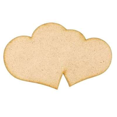 Double Heart Craft Shapes