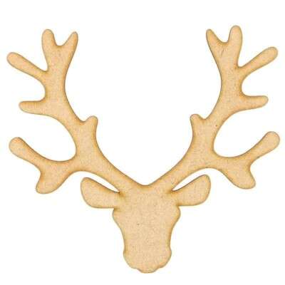 Stag Head Craft Shapes