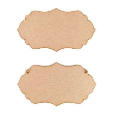 Plaque Style 2 Craft Shapes