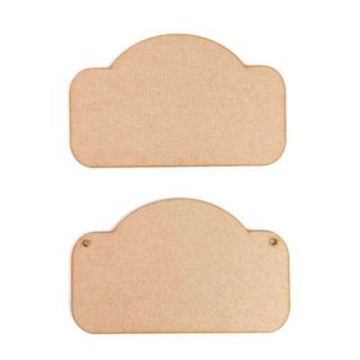 Plaque Style 6 Craft Shapes