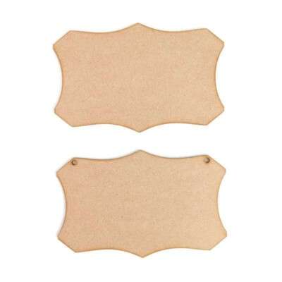 Plaque Style 5 Craft Shapes