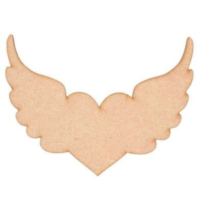 Heart with wings Craft Shapes