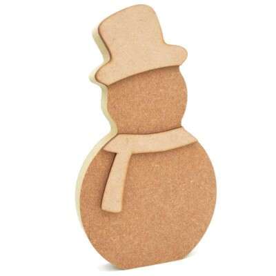 Freestanding 3D Snowman Shape