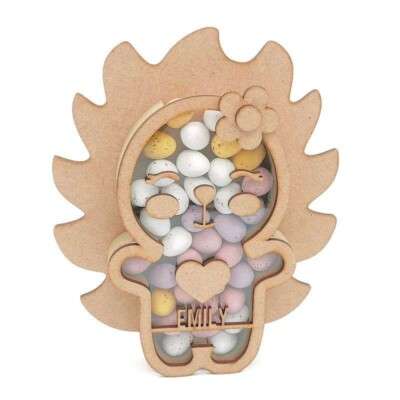 Layered Fillable Cute Hedgehog Shape