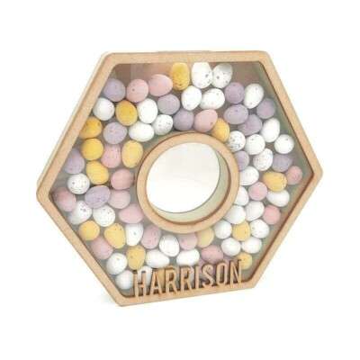 Layered Fillable Fathers Day Hex Nut Shape