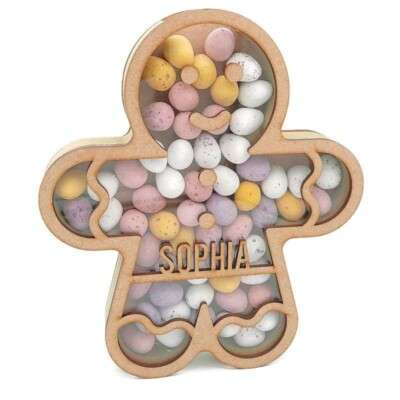 Layered Fillable Gingerbread Man Shape