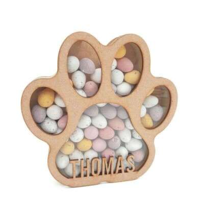 Layered Fillable Pawprint Shape