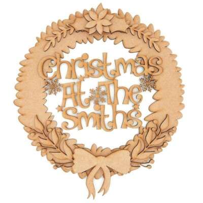Personalised Christmas Wreath