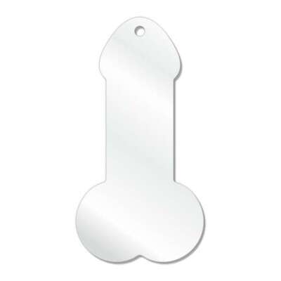 Acrylic Willy Keyring Blanks (7cm Pack of 15)