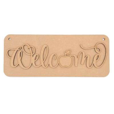 Layered Teachers Class Welcome Plaque