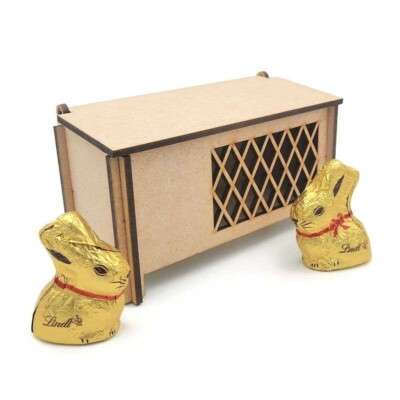 MDF Chocolate Bunny Hutch