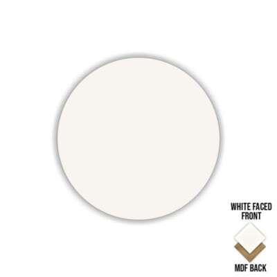 White MDF Circle Coaster Blanks (pack of 6)